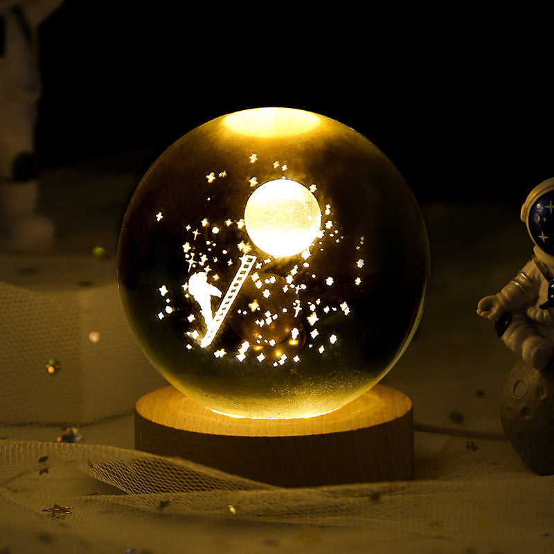 3D crystal ball