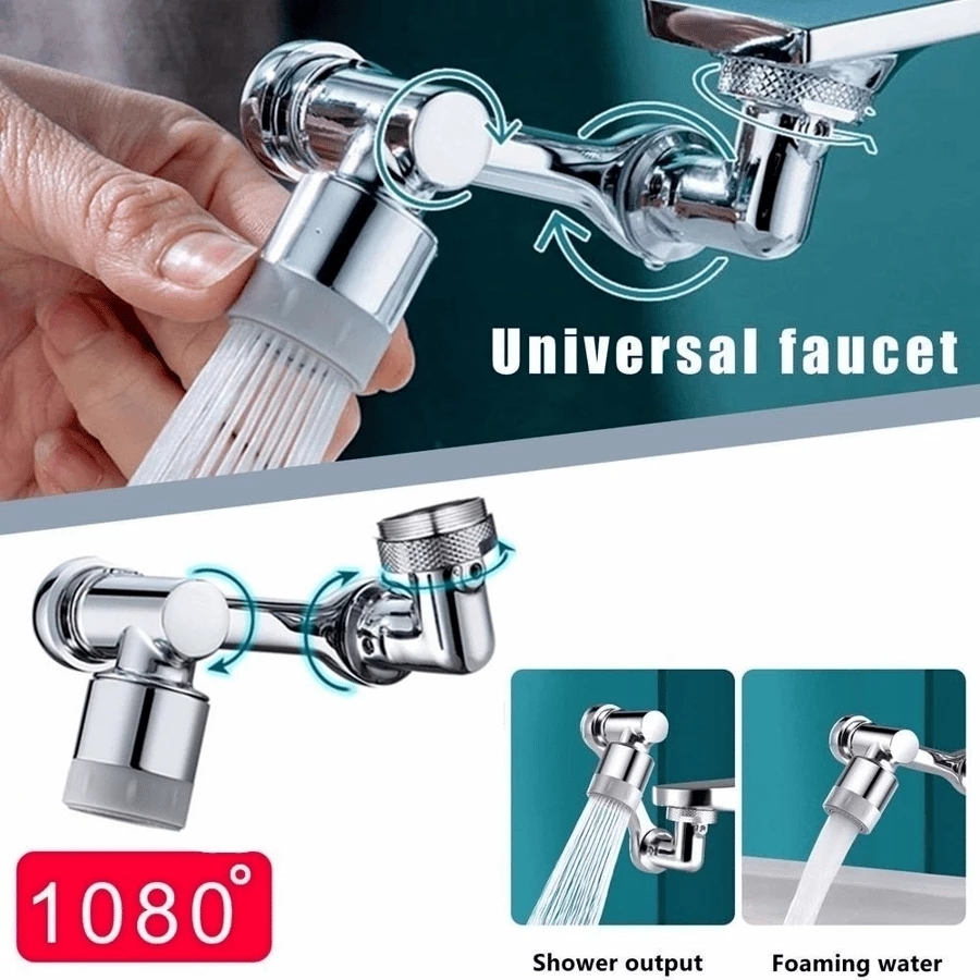 Rotating water tap, 1080°