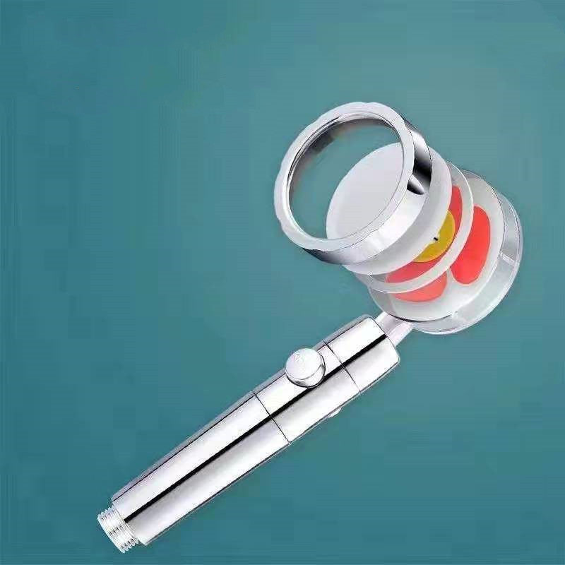 Water-saving high-pressure shower head